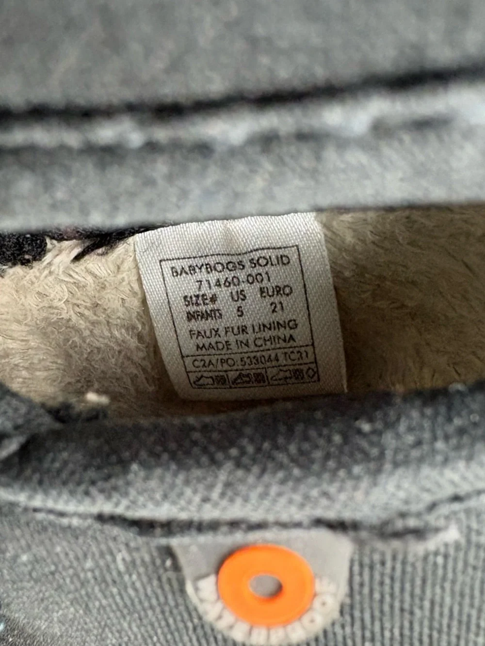 Baby Bogs solid size 5